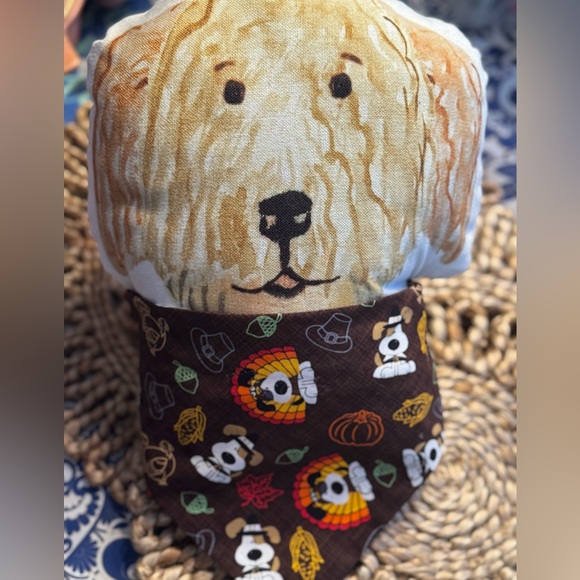 Thanksgiving Fall Customizable Dog Bandanna Sizes Available XS-XL pls specify - Picture 1 of 3